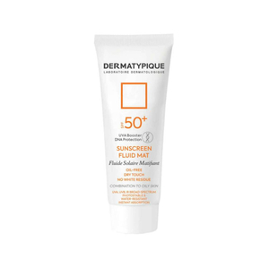 ضد آفتاب فلوئید SPF50 درماتیپیک مناسب پوست چرب و مختلط